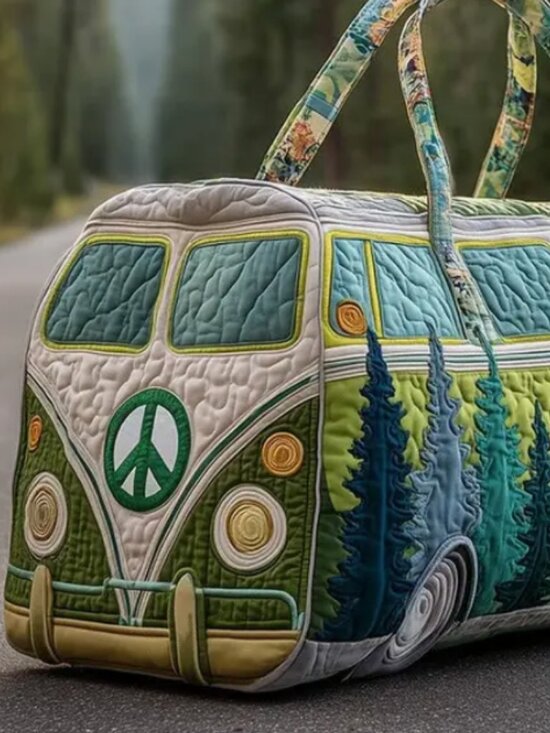 Handbags - Hippie van duffle tote bag